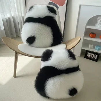 Roztomilá Panda Späť Vankúš Plyšový Vankúš PP Čalúnenia Sedadla Pás Stoličky Vankúš Cartoon Zvierat Obývacia Izba Gauč Dekorácie, Ozdoby