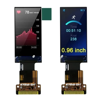 0.96 palcový TN displej TFT farebný LCD displej 4 Linky SPI rozhranie ST7735S ovládač čip