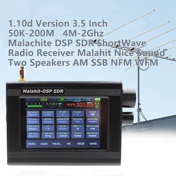1.10 D Verzia 3.5-Palcový Pre Malahit-DSP SDR 50-200M 400M-2Ghz Malachit Prijímač UHF SOM SSB NFM WFM Krátkovlnné Prijímač