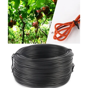 1.2 mm Pozinkované Trapézové Drôtu Čierny Okrúhly Tvar Kábel Pre Záhradné Wire & Cable Usporiadanie Cca.28m Kolo Typ Kábel Kravatu