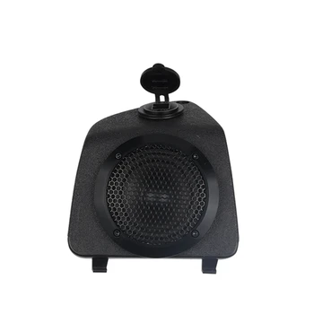 1 KS Skúter Zvuk Hudby Audio Zosilňovač, Reproduktory Horn Systém USB Nabíjačka Čierneho Plastu Pre Vespa GTS 300 250 GTS300