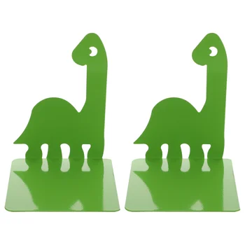 1 Pár Kovu V Tvare Dinosaura Bookends Knihy Podporu Stojan Stôl Rezervovať Organizátor