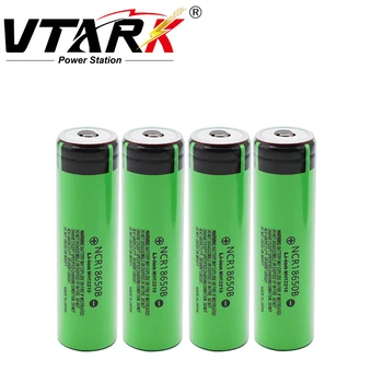 100% originálne ncr18650b-3400mah nabíjateľná lítiová batéria 3,7 V 18650 batérie 3400mah, bez dopravy+LED blesk