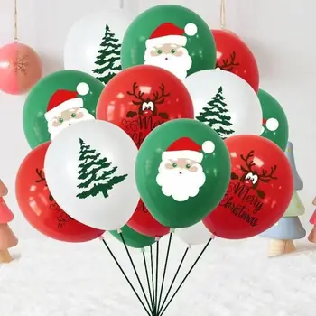 100ks Latexové Balóniky Vianoce 10 inch Santa Claus Vianočný Stromček Balloon Festival Dovolenku Nový Rok Vianočný Večierok Balóny