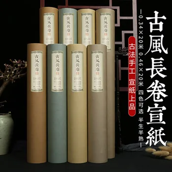 100Sheet Tradičnej Čínskej Ručné Xuan Kefa Atramentu na Písanie Pol Zrelé ryžový Papier Umenie Maľba na Papier na Kreslenie s Kvetinový Vzor