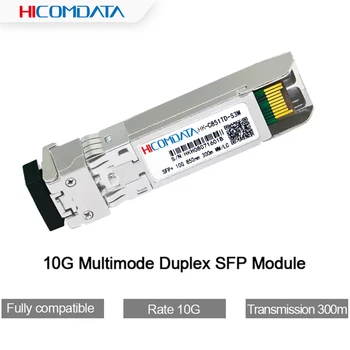 10G SFP+ Duplex LC SFP Multi-Mode Optického Vysielača 850nm 300m SFP SR s Cisco/Mikrotik/Huawei Prepínač plne Kompatibilný