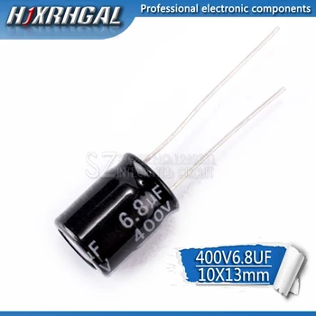 10PCS Higt kvality 400V6.8UF 10*13 6.8 UF 400V 10*13MM Elektrolytický kondenzátor hjxrhgal