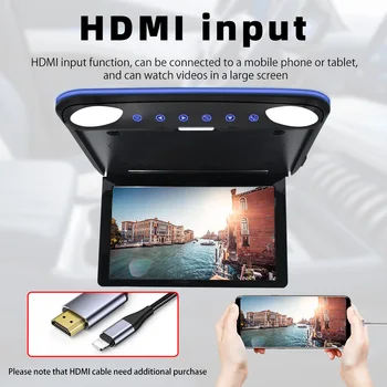 12.1 Palce Auto Monitor TV 1080P Video HD IPS Široký Displej Ultra-tenké Namontované Auto Strechy Hráč Multi-Jazyk Postavený HDMI, DO ,USB,SD