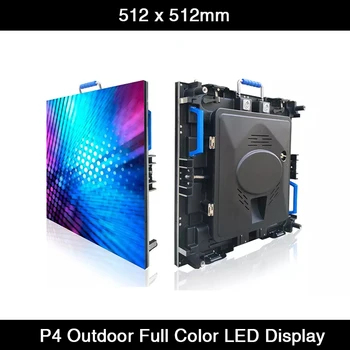 12Pcs/Veľa Fáze Vonkajšie Prenájom P4 LED, Video Wall 512*512mm LED Panel LED Displej
