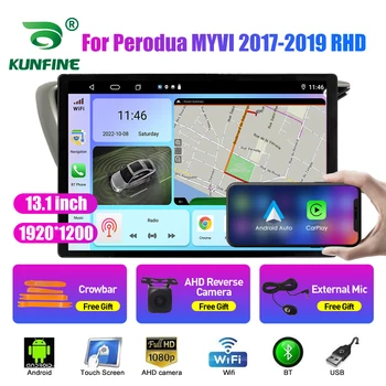 13.1 palcov autorádia Pre Perodua MYVI 2017-2019 RHD Auto DVD, GPS Navigácie Stereo Carplay 2 Din Strednej Multimediálne Android Auto
