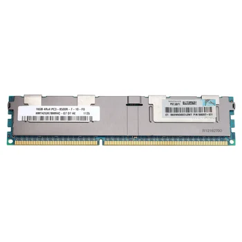 16 GB PC3-8500R DDR3 1066Mhz CL7 240Pin ECC REG Pamäte RAM 1,5 V 4RX4 RDIMM RAM pre Server, pracovná Stanica