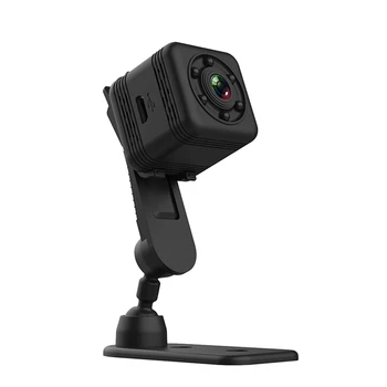 1Set Mini Fotoaparát S Vodotesný Kryt HD Smart Nočné Videnie Krytý Fotoaparát, Čierny