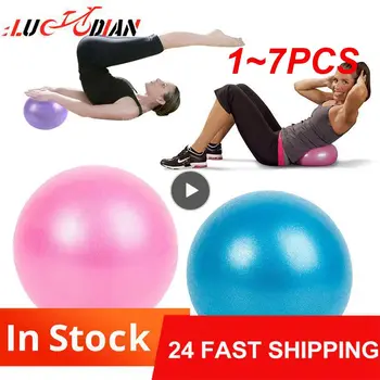 1~7PCS 25 cm jóga lopta cvičenie gym fitness Pilates lopta rovnováhu jogy jadro loptu školenia krytý malé loptu