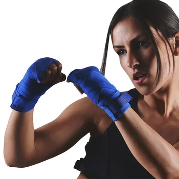 2,5 m Bavlna Boxerské Bandáže Muay Thai Strane Zápästia Chránič Kickbox Zábaly Fitness Trend Ultimate Bojové Umenia, sebaobranu
