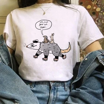 2023 Módne Oblečenie Zvierat Vzor Jednoduché Žien Cartoon Oblečenie-Krátke rukávy T-shirt Letné T-shirt dámske tričko Ženy