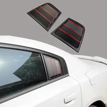 2KS Bočných oknách sú Žalúzie Air Vent Lopatka Odtiene Kryt Žalúzie Matt Panel Kompatibilné Nabíjačky 2011-2021 Auto Príslušenstvo