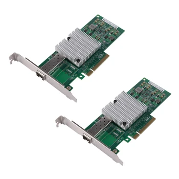 2X 10 gb PCI-E NIC Sieťová Karta 82599EN Chipset Pre X520-DA1 Konvergovanej Sieťovej karty(NIC), Samostatné SFP + Port