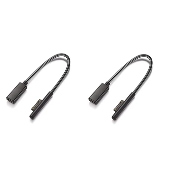 2X Povrchu Pripojenie K USB-C Nabíjací Kábel Kompatibilný Pre Povrchovú Pro7 Go2 Pro6 5/4/3 Laptop1/2/3 a Povrch Knihy