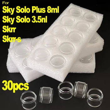 30PCS Bublina/Rovné Sklo Pre Sky Solo 3.5 ml Sky Solo Plus 8ml Kylin Mini V2 Bublina Sklo Sklo Demontáž Nástroje