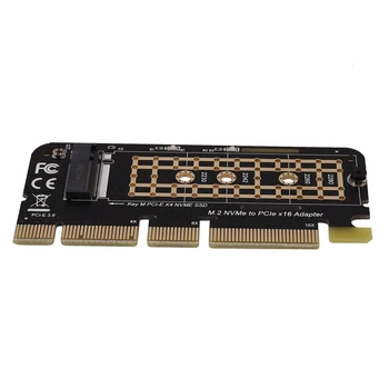 3X M. 2 Nvme SSD PCI-E X16 Converter Karty NGFF M-Key M. 2 Pcie karty PCI-Express X4/X8/X16 (Solid State Disk Karty Adaptéra