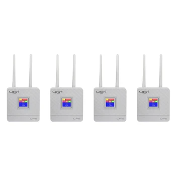 4X CPE903 LTE Home 3G, 4G 2 Externé Antény Wifi Modem CPE Bezdrôtový Router S RJ45 Port A Slot Karty SIM NÁS Plug