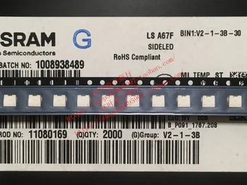 50pcs/OSRAM LSA67F Strane Patch 4040 Svietiace Trubice Ultra Vysoký Jas 633nm Červeného Svetla LED Korálky pre Automobily