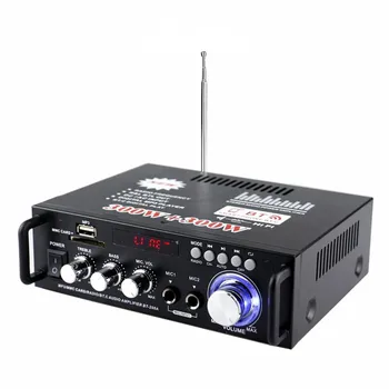 600W Auto HIFI Zosilňovač Audio Stereo Výkon Bluetooth-Kompatibilné, FM Rádio, 2 KANÁLY Domáce Kino Zosilňovače Mini Amplificador 12V/220V