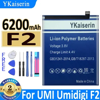 6200mah F2 F 2 Ykaiserin Pre Umidigi Batérie Pre Umi Umidigi F2 F 2 Batérie + Č.