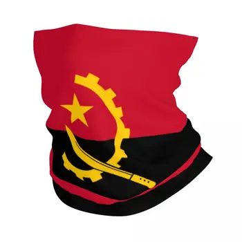 Angola Vlajka Bandana Krku Teplejšie Ženy Muži Zimnú Lyžiarsku Turistiku Šatku Návlek Angolan Pride Bočný Kryt