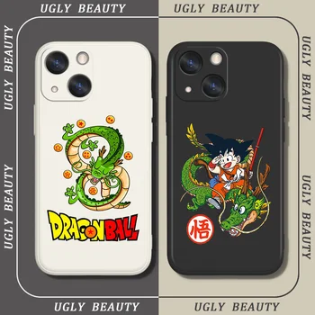 Anime D-Dragon Balls, Z Goku Phoen puzdro Pre iPhone 6 6 7 8 plus X XR XS 11 12 13 14 pro MAX 12 13 mini Kvapaliny Lano Funda Kryt