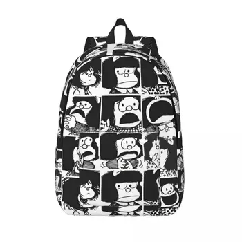 Anime Koberčeky Mafalda Deka Notebook Batoh Muži Ženy Bežné Bookbag pre College School Student Quino Roztomilý Kawaii Taška