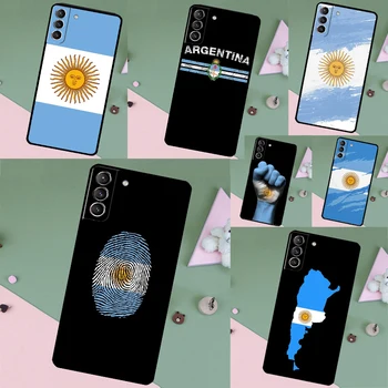 Argentína Vlajka Zadný Kryt puzdro Pre Samsung Galaxy S20 FE S21 FE S9 S10 Poznámka 10 Plus Poznámka 20 S22 S23 Ultra