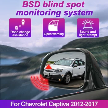 Auto BSD BSM BSA Nevidiacich Oblasti Mieste Varovanie Jednotka Zrkadlo, Zadné Radar Mikrovlnná Detekčný Systém Pre Chevrolet Captiva 2012-2017