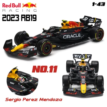 Bburago 1:43 F1 2023 Šampión 1# Verstappen Red Bull Racing RB19 #11 Perez Zliatiny Auto Die Cast Model Auta, Hračky Kolekcie Darček