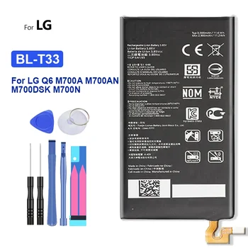 BL-T33, 3000mAh, Náhradnú Batériu Mobilného Telefónu LG O6, M700A, M700AN, M700DSK, M700N, BLT33