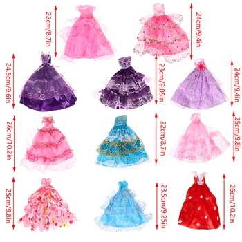 Bábika Oblečenie Pre 30 CM Bábiky Oblečenie Koncové Sukne Princezná Šaty Večerné Šaty Svadobné Šaty Bábiky Dekor Príslušenstvo