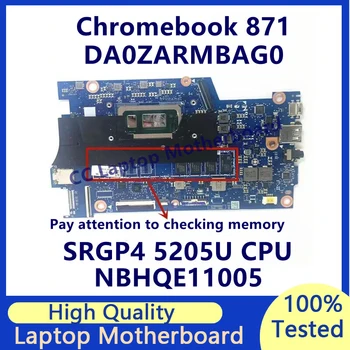 DA0ZARMBAG0 Doske Pre Acer Chromebook 871 Notebook Doska S SRGP4 5205U CPU NBHQE11005 100% Plne Testované Dobre funguje