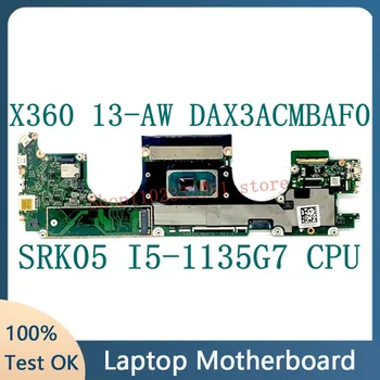 DAX3ACMBAF0 Vysokej Kvality Doske Pre HP Spectre X360 13-AW 13T-AW Notebook Doske W/SRK05 I5-1135G7 CPU 100% Plnej Testované OK