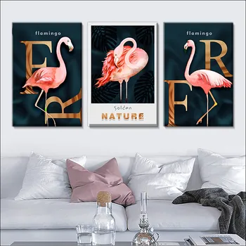 Dekorácie, Fire Bird Plagát, List Plátno, Maľovanie, Moderné Estetické Zvierat Maľovanie, Rodinné Darčeky, Výzdoba Klubu 50x70