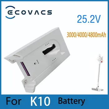 Ecovacs Vervangende Accu Voor K10 Ručné Draadloze Stofzuiger 25.2 V 3000/4000/4800mAh Li-Ion Oplaadbare Batterijen