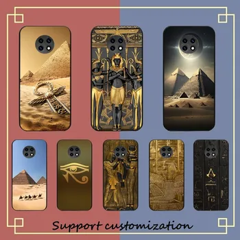 Egypt Faraóna nástenná maľba Telefón puzdro Pre Samsung S 20 21 22 23 plus Ultra pre Redmi Poznámka 8 9 10 11 pre Huawei Y 5 6 9
