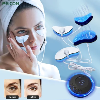 EMS Tváre Masér Aktuálne Svalový Stimulátor Tváre Zdvíhacích Elektronických Pulz Oko Face Lift Skin Tightening Anti-Wrinkle 4/8PCS