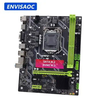 ENVISAOC B75 Doske LGA 1155 Kompatibilný procesor Intel Core i3/i5/i7 CPU, 2. A 3. Generácie DDR3 Podporuje M. 2 NVME alebo SATA SSD