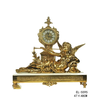 Európsky bronz retro Athena múdrosť guardian socha bohyne hodiny podstavec hodiny