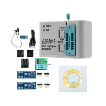EZP2019 USB vysokorýchlostné SPI Programátor USB SPI FLASH Programátor Podporu 24 25 93 EEPROM 25 systému Bios (Flash Chip 25T80 Horenia