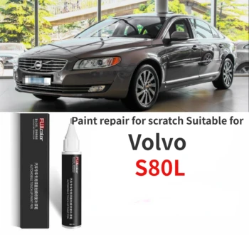 Farba opravu poškriabaniu Vhodné pre Volvo S80L retušovania farba pera auto poškriabať auto Hliva Šedá, Čierny eben striebornou farbou opravy