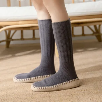 Fuzzy Papuče Ponožky Ženy Zime Teplé Plyšové Non Slip Grip Protišmykové Mäkké Ženské Široký chlpaté Načechraný Poschodí Ponožka Tepelnej Hrubé