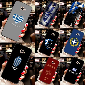 Grécky Grécku Vlajku Telefón Puzdro Pre Samsung Galaxy J4 J6 Plus A7 A8 A9 2018 J1 J3 J5 J7 A3 A5 2016 2017 Kryt