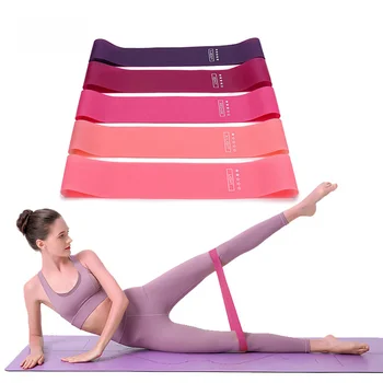 Gumené odolnosť kapely yoga studio elastická guma silu pilates crossfit dámske športové prenosné fitness equipment1PC