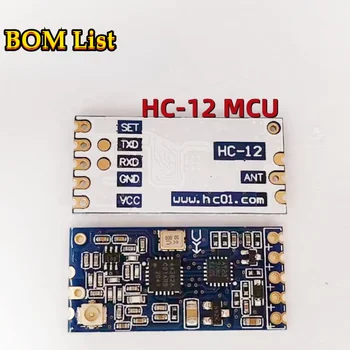 HC-12 433Mhz nízka spotreba bezdrôtový sériový komunikačný modul Multi-channel vložené bezdrôtový prenos dát modulu